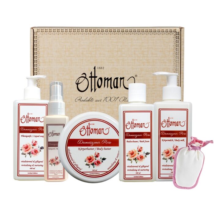 Różany zestaw prezentowy