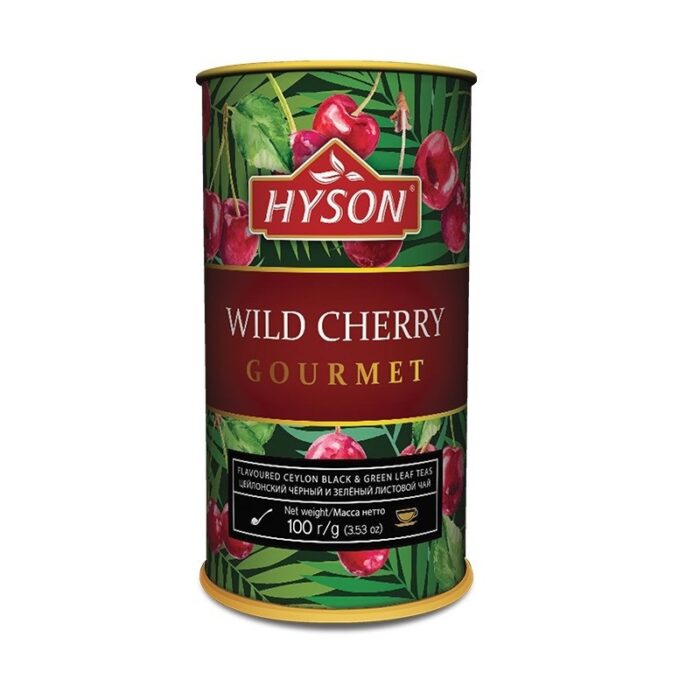 Herbata Wild Cherry czarna z zieloną Hyson 100g