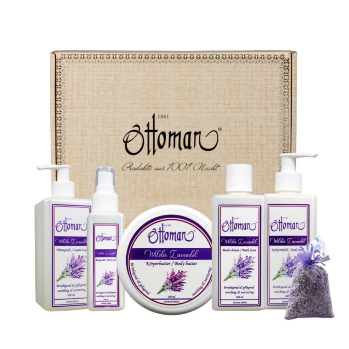 Lawendowy zestaw prezentowy, relaksujący