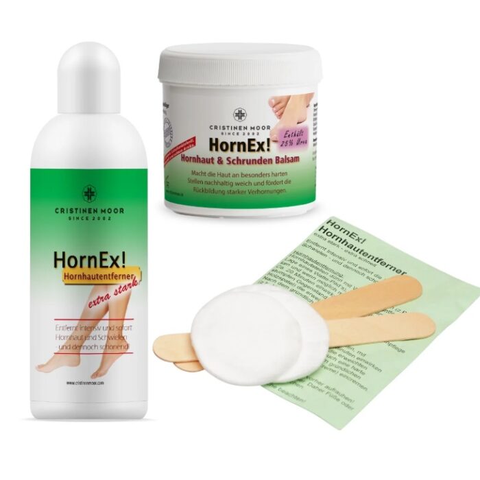 Zestaw na odciski, zrogowacenia płyn 250ml, krem z mocznikiem 200ml