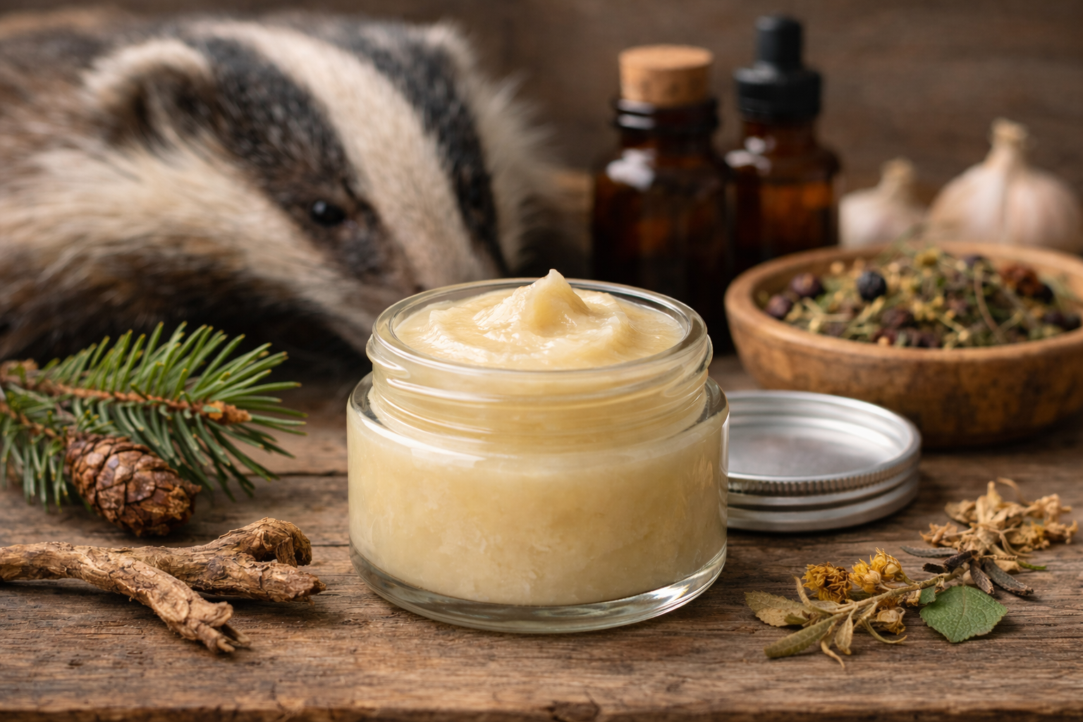 Maść z borsuka – właściwości lecznicze